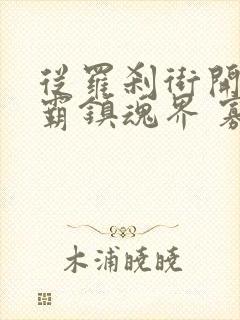 从罗刹街开始称霸镇魂界 寡公