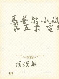 马普尔小姐探案 第五季 电视剧