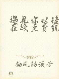 遇见你以后短剧在线免费观看全集