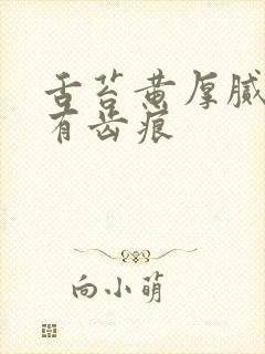 舌苔黄厚腻两侧有齿痕