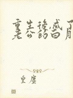 重生后,成了渣老公的白月光全文封面