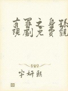 有罪之身孙千电视剧免费观看全集高清