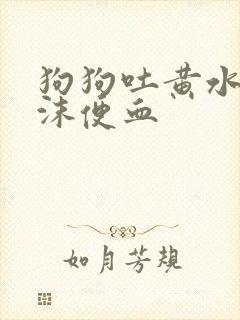 狗狗吐黄水带泡沫便血