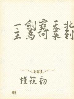 一剑霸天北冥宫主为何来到初始界