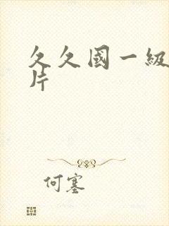 久久国一级黄色片