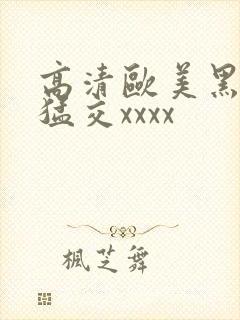 高清欧美黑人性猛交xxxx