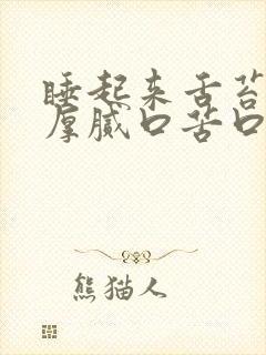 睡起来舌苔发黄厚腻口苦口臭