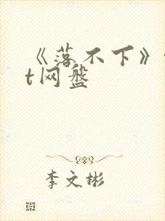 《落不下》txt网盘