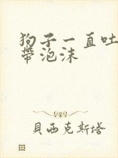 狗子一直吐黄水带泡沫