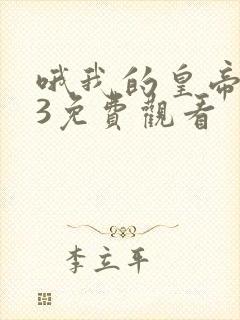 哦我的皇帝陛下3免费观看