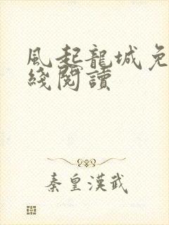 风起龙城免费在线阅读