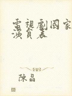 电视剧国家孩子演员表封面