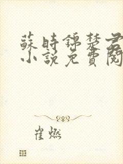 苏时锦楚君彻的小说免费阅读封面