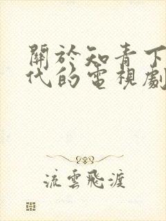 关于知青下乡年代的电视剧