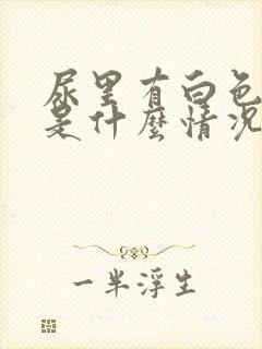 尿里有白色液体是什么情况