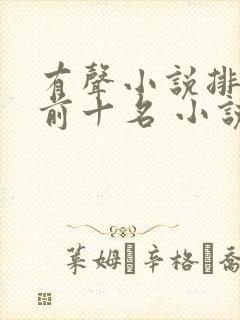 有声小说排行榜前十名 小说封面