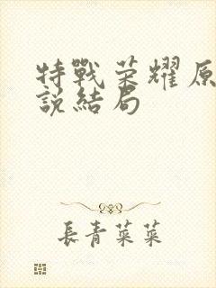 特战荣耀原著小说结局