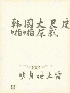 韩国大尺度做爰啪啪床戏封面