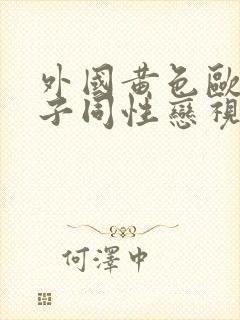 外国黄色欧美男子同性恋视频封面