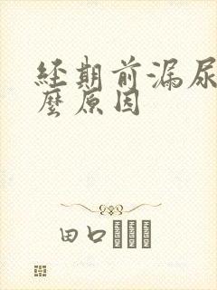 经期前漏尿是什么原因