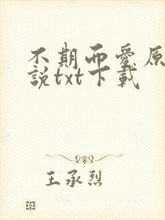 不期而爱原著小说txt下载