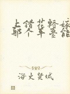 上错花轿嫁对郎那个平台能看