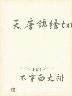 天唐锦绣txt