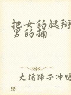 把女的腿掰开让男的捅