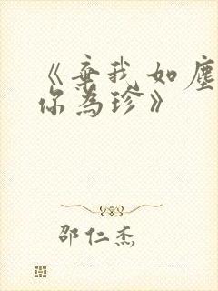 《弃我如尘,嫁你为珍》