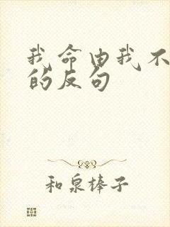 我命由我不由天的反句