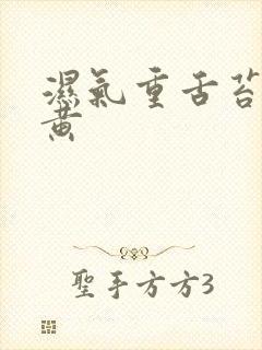 湿气重舌苔白厚黄