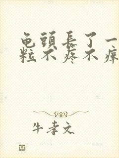 龟头长了一个肉粒不疼不痒