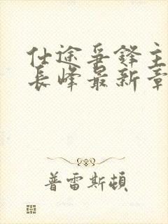 仕途争锋主角朱长峰最新章节列表