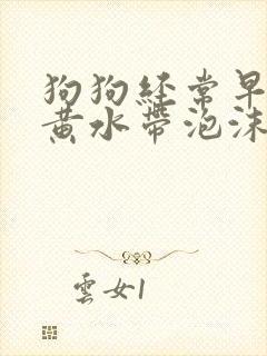 狗狗经常早上吐黄水带泡沫