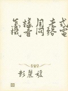 怎样用老式电视机看网络电视