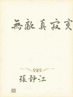 无敌真寂寞境界