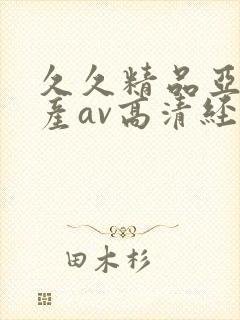 久久精品亚洲国产av高清经典