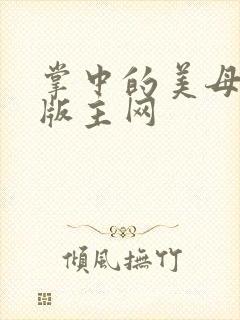 掌中的美母第一版主网