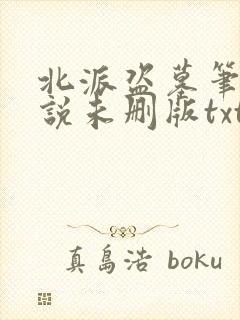 北派盗墓笔记小说未删版txt