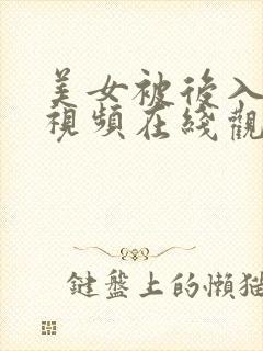 美女被后入操污视频在线观看