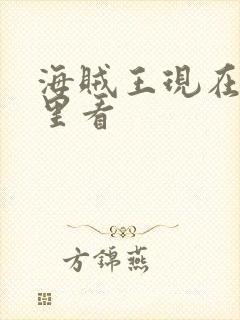 海贼王现在在哪里看