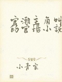 官潮主角叫周欢的官场小说