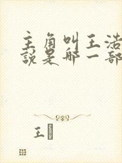 主角叫王浩的小说是哪一部封面