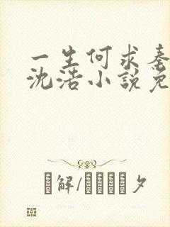 一生何求秦菲雪沈浩小说免费阅读全文笔趣阁