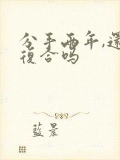 分手两年,还能复合吗