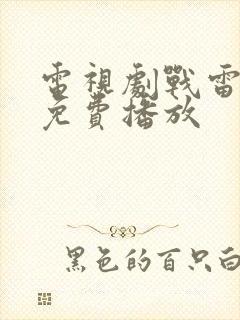 电视剧战雷全集免费播放