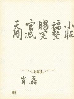 天官赐福小说未删减完整版