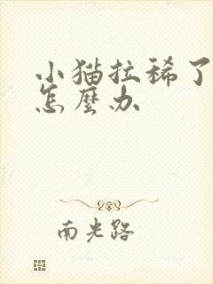 小猫拉稀了带血怎么办