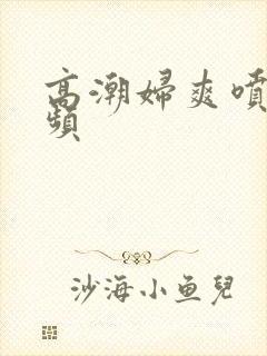 高潮妇爽喷水视频