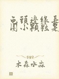 龟头边缘长了一圈小颗粒是什么原因